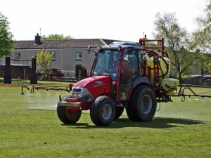 Grass Spraying