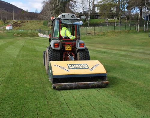 Shockwave ground treatment