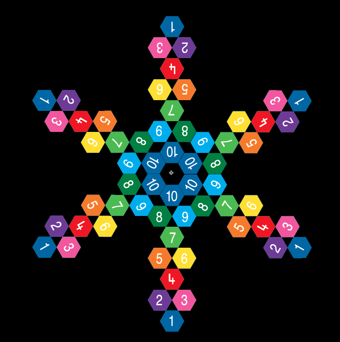 thermal markings hexagon hopscotch 6 ways